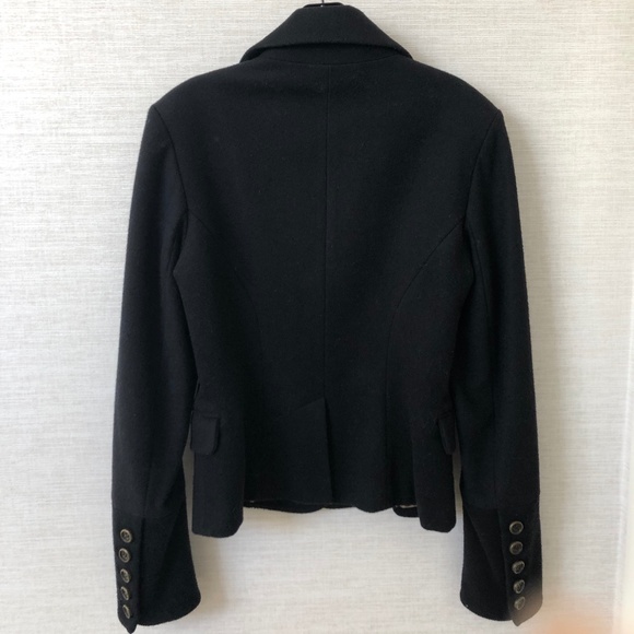 Black Wool Blazer - Picture 2 of 6